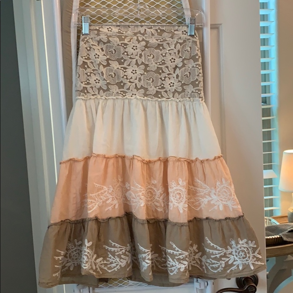 Strapless dress
